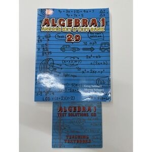 Teaching Textbooks Algebra‎ 1 Answer Key & Test Bank & Test Solutions CD